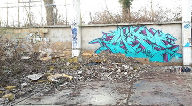 Graffiti Wall in Eisleben - Photo by mist - Mrb, tods (2016)