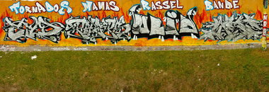 Graffiti Wall in Berlin - Photo by mist - Silt, Pheps, Ocid (2017)