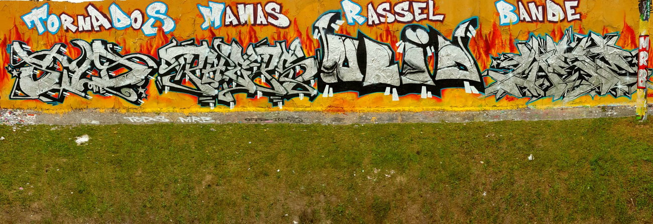 Graffiti Wall in Berlin - Photo by mist - Silt, Pheps, Ocid (2017)