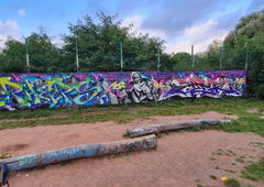 Graffiti Wall in Berlin - Photo by mist - pheps, mist, keys (2021)