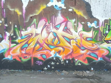 Graffiti Wall in berlin - Photo by mist - mist, mrb (2015)