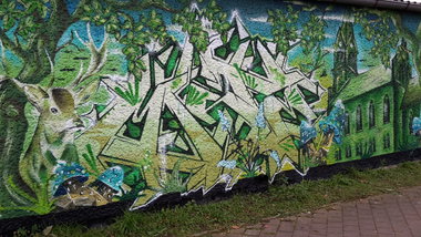 Graffiti Wall in Berlin - Photo by mist - Mist, mrb, tods (2016)