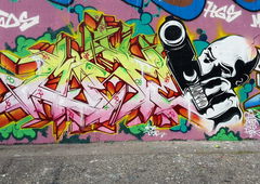 Graffiti Wall in Berlin  - Photo by mist - Mist, miste, tods (2016)