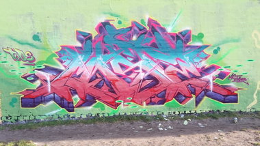 Graffiti Wall in Berlin - Photo by mist - Mist, Mrb, Tods (2016)