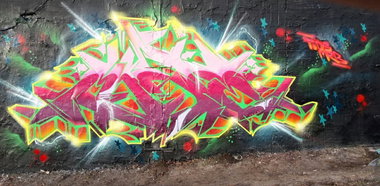 Graffiti Wall in Berlin - Photo by mist - Mist, mrb, tods (2016)