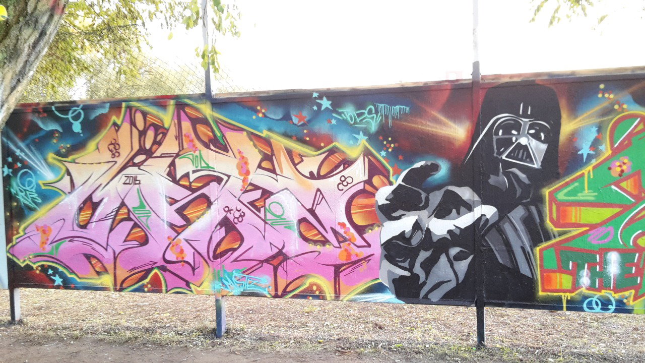 Graffiti Wall in Berlin  - Photo by mist - Mist, miste, mrb (2016)