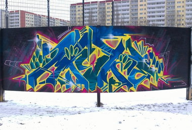Graffiti Wall in Berlin - Photo by mist - Mist, Mistie, MRB (2013)