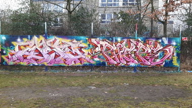 Graffiti Wall in Berlin - Photo by mist (2018)
