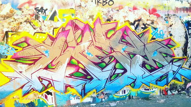 Graffiti Wall in Berlin - Photo by mist - Mist, tods, mrb (2017)