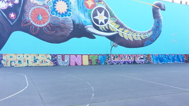 Graffiti Wall in Berlin - Photo by mist - Greb, Grab, mist (2016)
