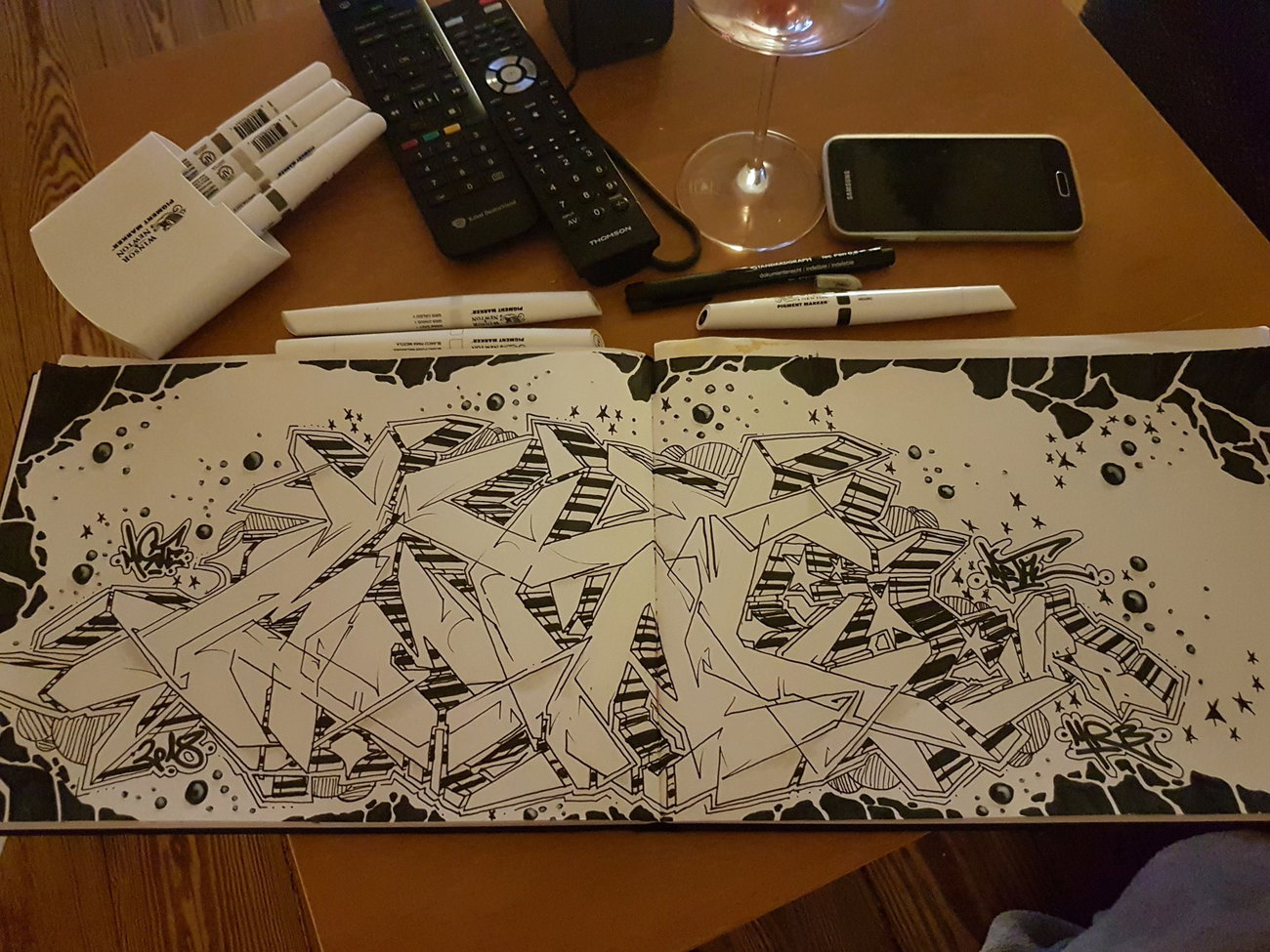 Graffiti Sketch in Berlin - Photo by mist - Mist, mrb (2018)