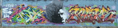 Graffiti Wall in berlin - Photo by mist - tobo, mist, pheps (2015)