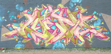 Graffiti Wall in berlin - Photo by mist - mist, mrb (2015)