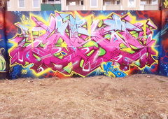 Graffiti Wall in Berlin - Photo by mist - Mist, mrb (2018)