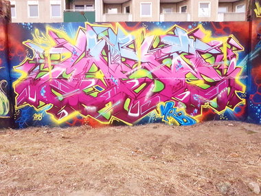 Graffiti Wall in Berlin - Photo by mist - Mist, mrb (2018)