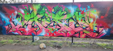 Graffiti Wall in Berlin - Photo by mist (2022)