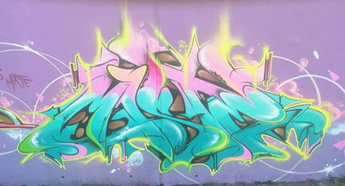Graffiti Wall in berlin - Photo by mist - mist, mrb, berlin (2015)