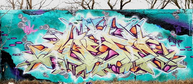 Graffiti Wall in Berlin  - Photo by mist - Mist, tods, mrb (2017)