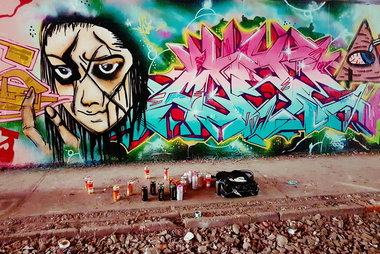 Graffiti Wall in Berlin - Photo by mist - Mist, mrb, tods (2017)