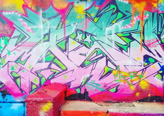 Graffiti Wall in Berlin - Photo by mist (2022)