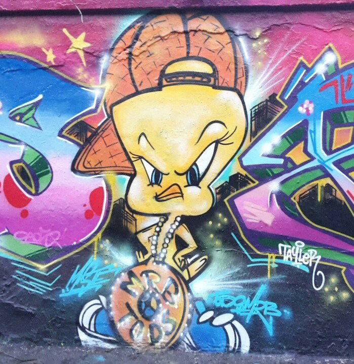 Graffiti Wall in Berlin  - Photo by mist - Mrb, tods, mist (2017)