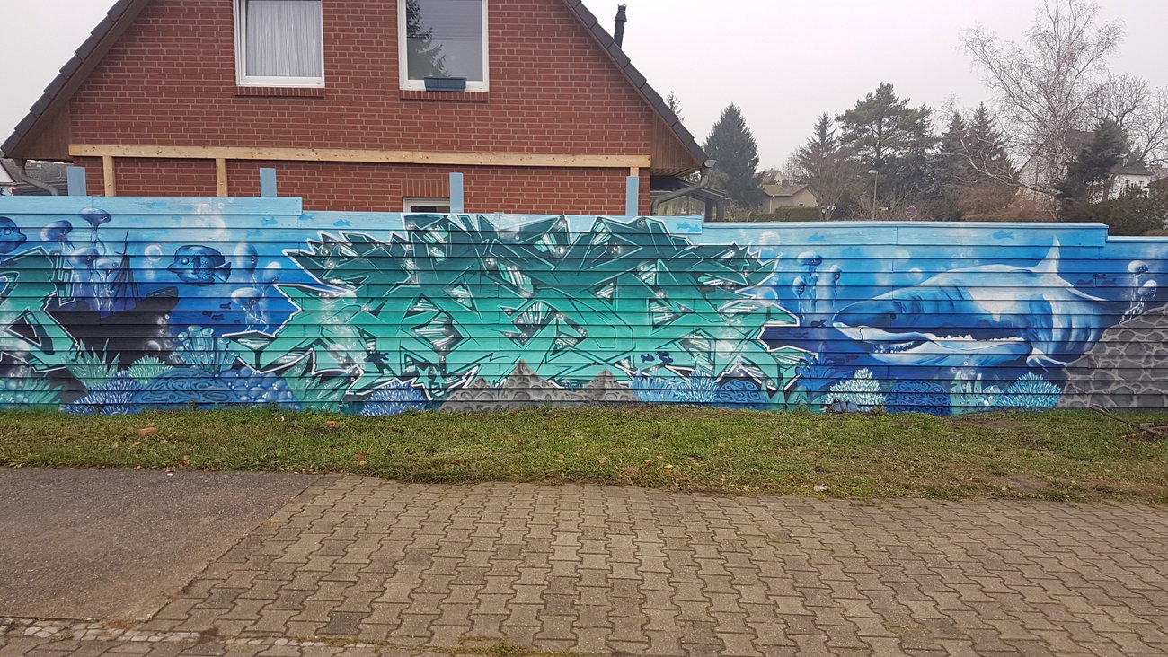 Graffiti Wall in Berlin - Photo by mist - Mist, mrb, tods (2018)