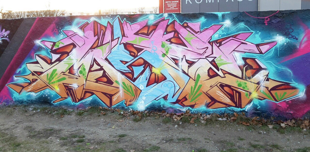 Graffiti Wall - Photo by mist - Mist, Miste, mrb (2016)