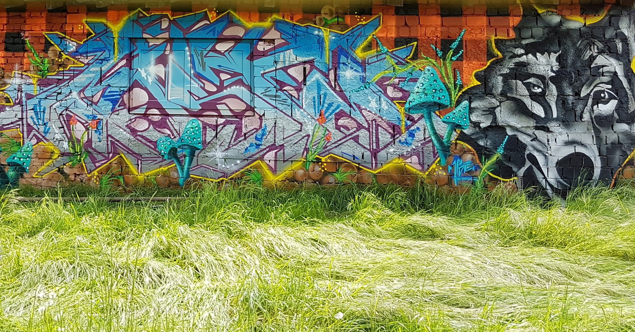 Graffiti Wall in Berlin - Photo by mist (2018)