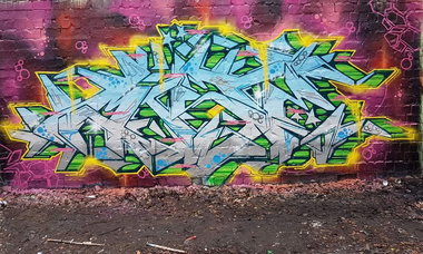 Graffiti Wall in Berlin - Photo by mist - Mist, mrb (2017)