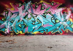 Graffiti Wall in Quedlinburg - Photo by mist (2021)