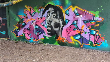 Graffiti Wall in Berlin - Photo by mist (2024)