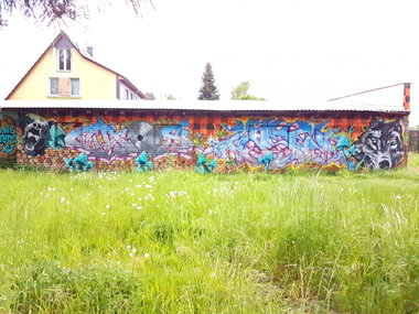 Graffiti Wall in Berlin - Photo by mist (2018)