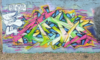 Graffiti Wall in berlin - Photo by mist - mist, mrb (2015)