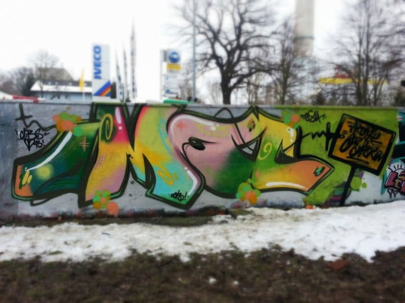 Graffiti Wall in chemnitz - Photo by mista_CAIBZ_one - omoc, caibz, 43 (2013)