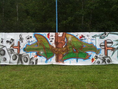 Graffiti Wall in Burkartsdorf - Photo by mista_CAIBZ_one - caibz, bfa, 43 (2013)