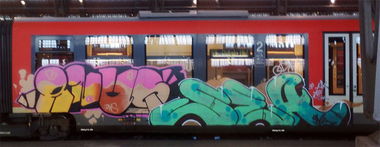 Graffiti Train - Photo by mista_CAIBZ_one
