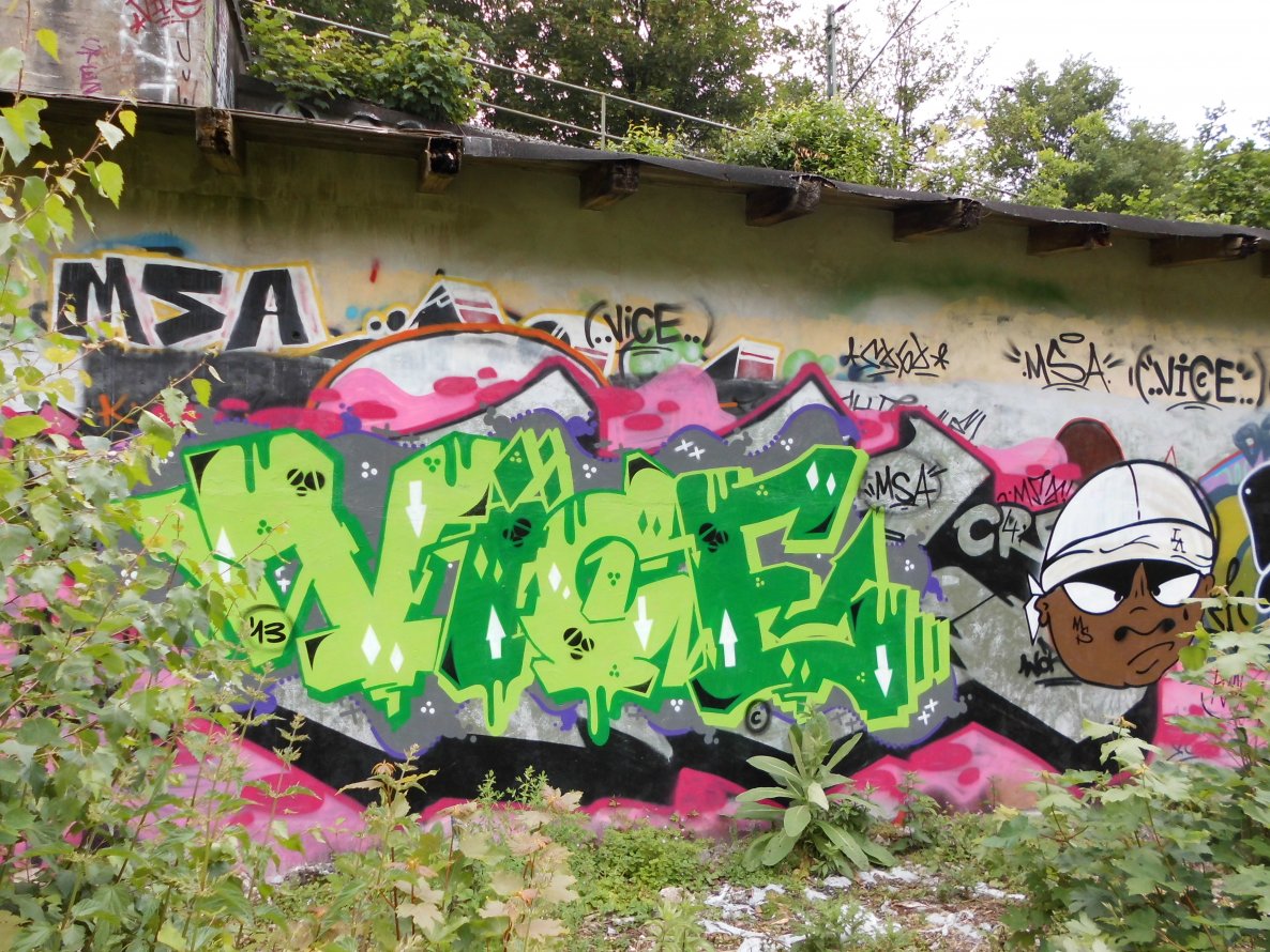Graffiti Wall - Photo by mistanice - vice, solo, msa (2013)