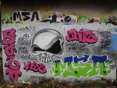 Graffiti Wall - Photo by mistanice - msa, gk, 48ers
