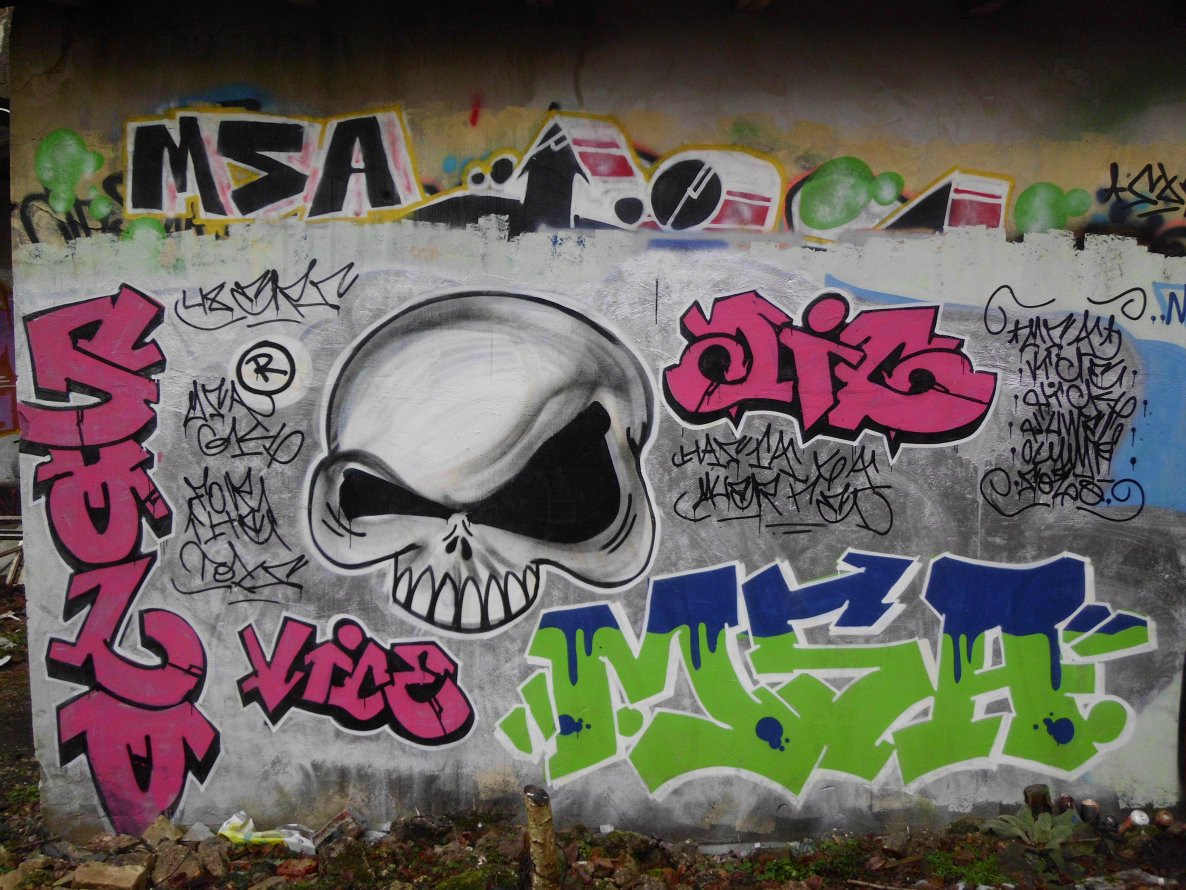 Graffiti Wall - Photo by mistanice - msa, gk, 48ers
