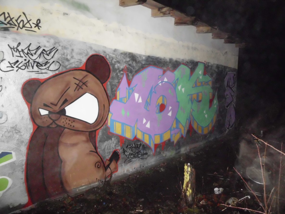 Graffiti Wall - Photo by mistanice - gk, msa, jick