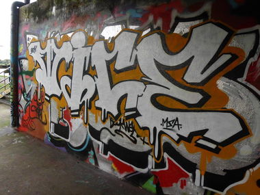Graffiti Wall - Photo by mistanice - vice, msa, amsterdam (2011)