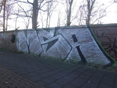 Graffiti Bombing - Photo by mistanice - msa, münster