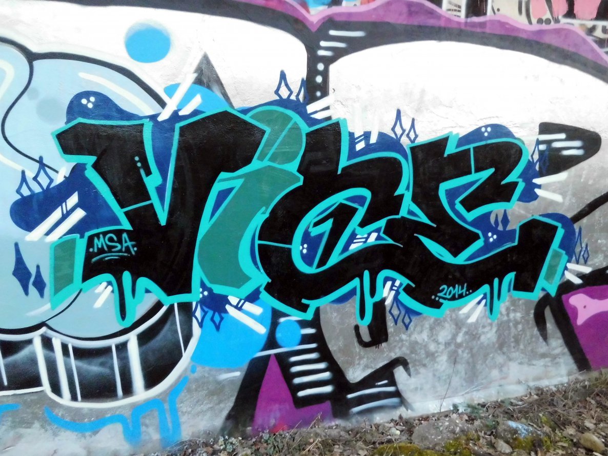 Graffiti Wall - Photo by mistanice - vice, msa, münster (2014)