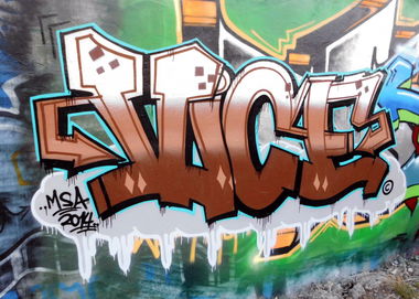 Graffiti Wall - Photo by mistanice - vice, msa (2014)