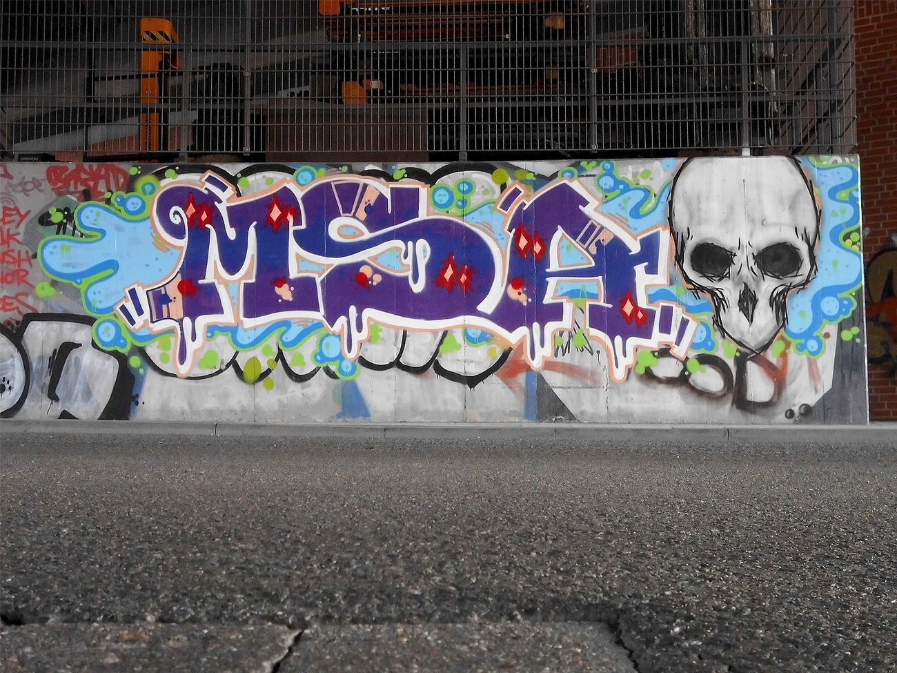 Graffiti Wall - Photo by mistanice - MSA, münster (2015)
