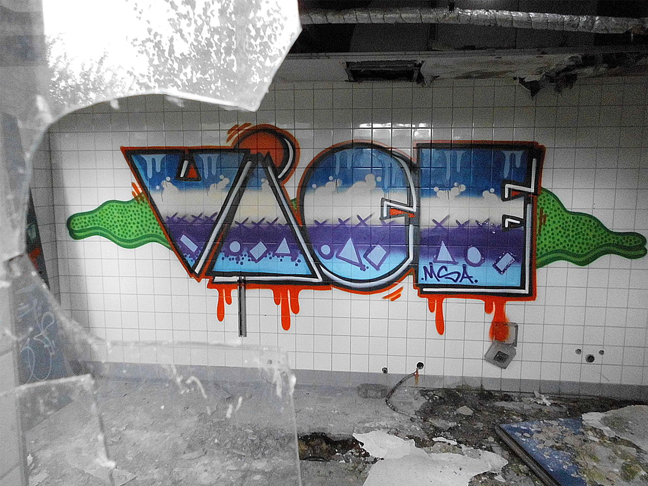 Graffiti Wall - Photo by mistanice - MSA, VICE (2015)