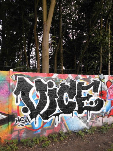 Graffiti Wall - Photo by mistanice - VICE, MSA, dortmund (2015)