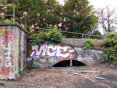 Graffiti Bombing - Photo by mistanice - VICE, Münster (2013)