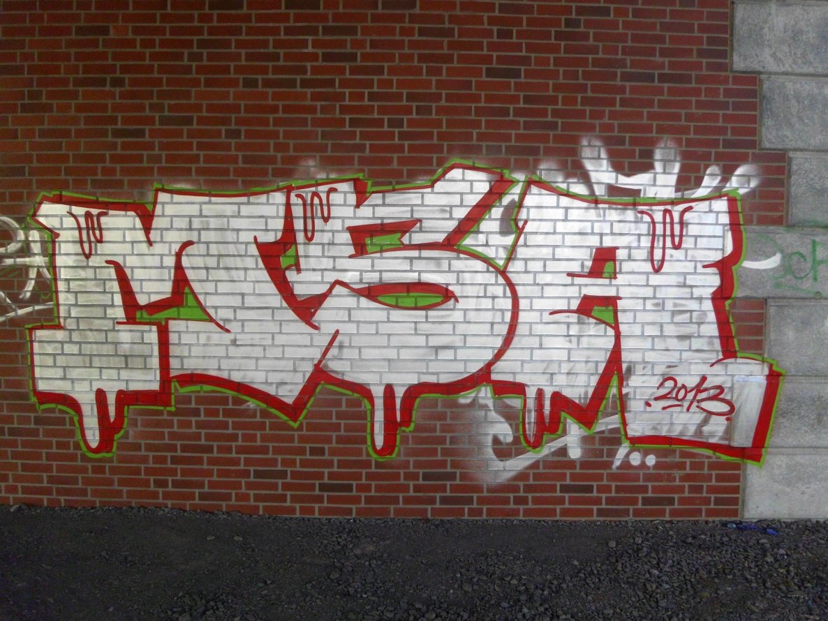 Graffiti Bombing - Photo by mistanice - MSA, Münster (2013)