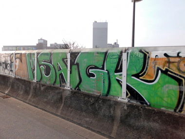 Graffiti Bombing - Photo by mistanice - MSA, GK, Münster (2012)